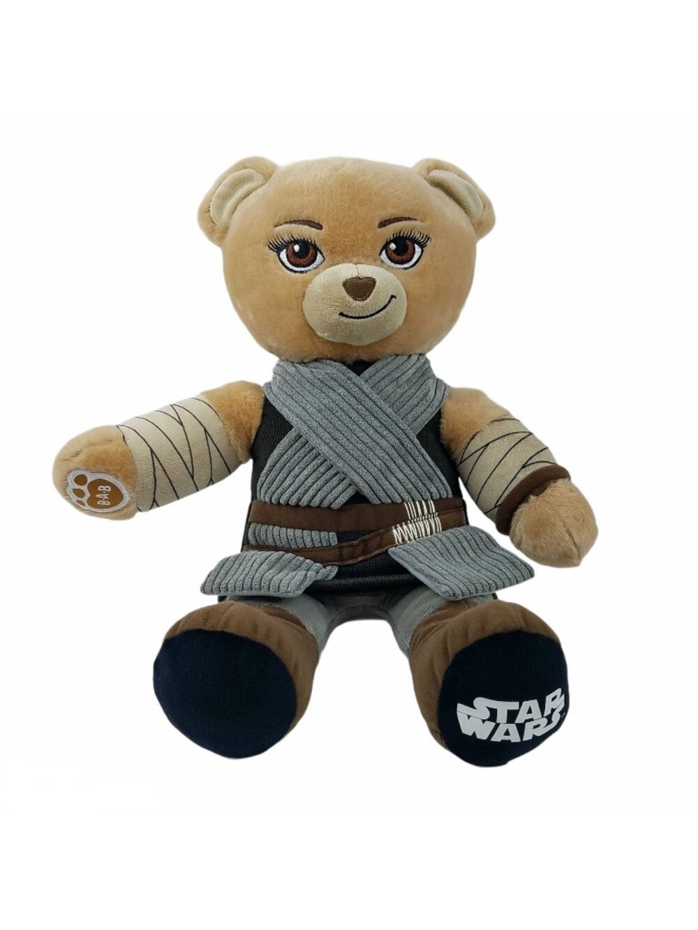 Build a Bear Star Wars Rey The Force Awakens 2017 Plush Bear 17" BABW